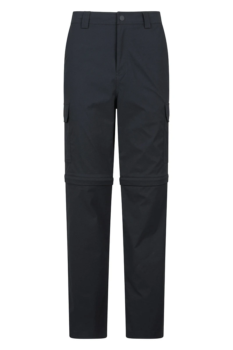 Delta Mens Cargo Stretch Zip-Off Trousers Regular