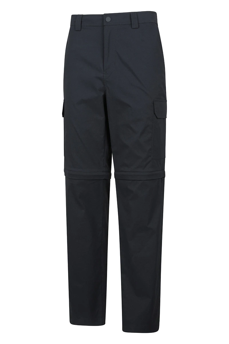 Delta Mens Cargo Stretch Zip-Off Trousers Regular