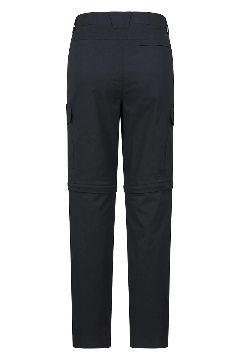 Delta Mens Cargo Stretch Zip-Off Trousers Regular