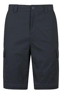 Delta Mens Cargo Stretch Zip-Off Trousers Regular