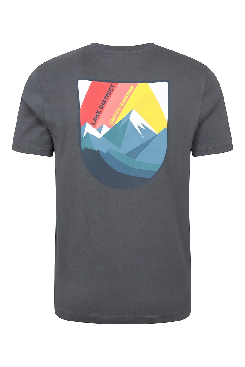 Lake District Short Sleeved Mens T-Shirt