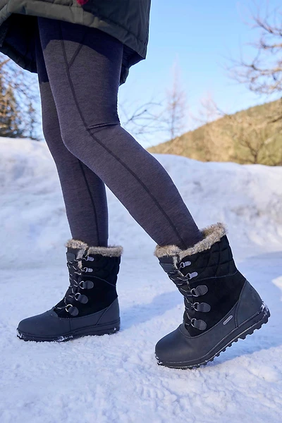 Vostock Womens Vibram Waterproof Thermal Snow Boot - Short
