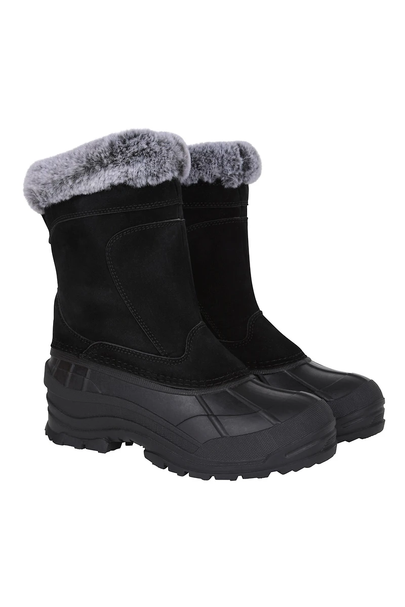 Snowdrift Womens Fur Lined Snow Boot