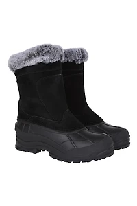 Snowdrift Womens Fur Lined Snow Boot