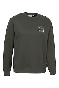 Mountain Scene Mens Graphic Sweatshirt