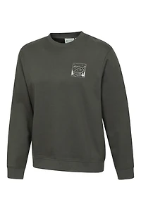 Mountain Scene Mens Graphic Sweatshirt