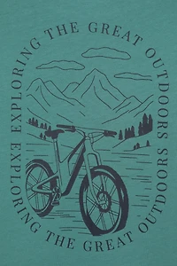 Bike Graphic Long Sleeve T-Shirt