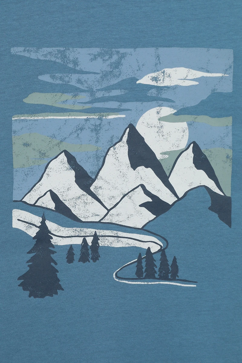 Mountain Landscape Graphic T-Shirt