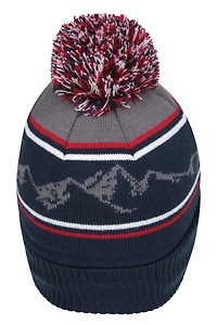 Banff Mens Fur Lined Pom Beanie