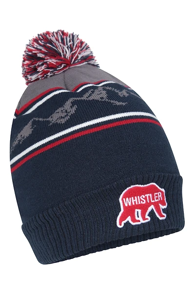 Whistler Mens Fur Lined Pom Beanie