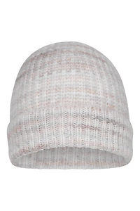 Space Dyed Womens Fur Lined Beanie