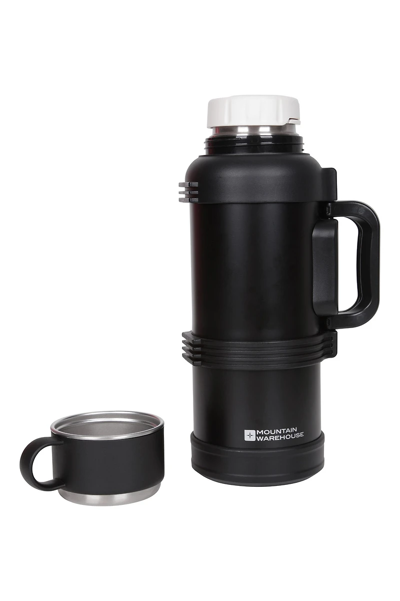 XL Camping Flask with Cup