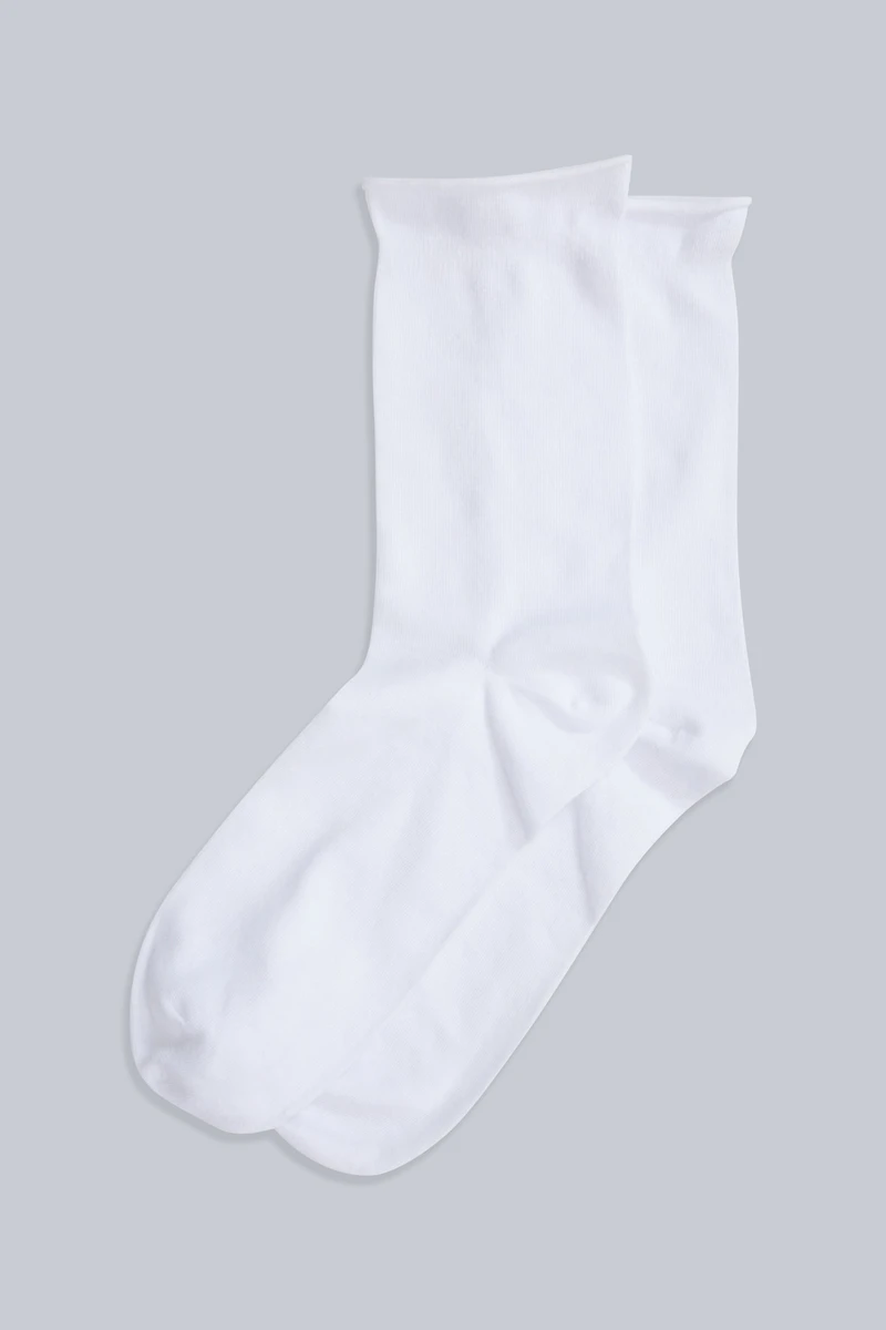 Isla Womens Roll Hem Mid Calf Socks- 3 Packs