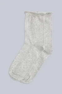 Isla Womens Roll Hem Mid Calf Socks- 3 Packs
