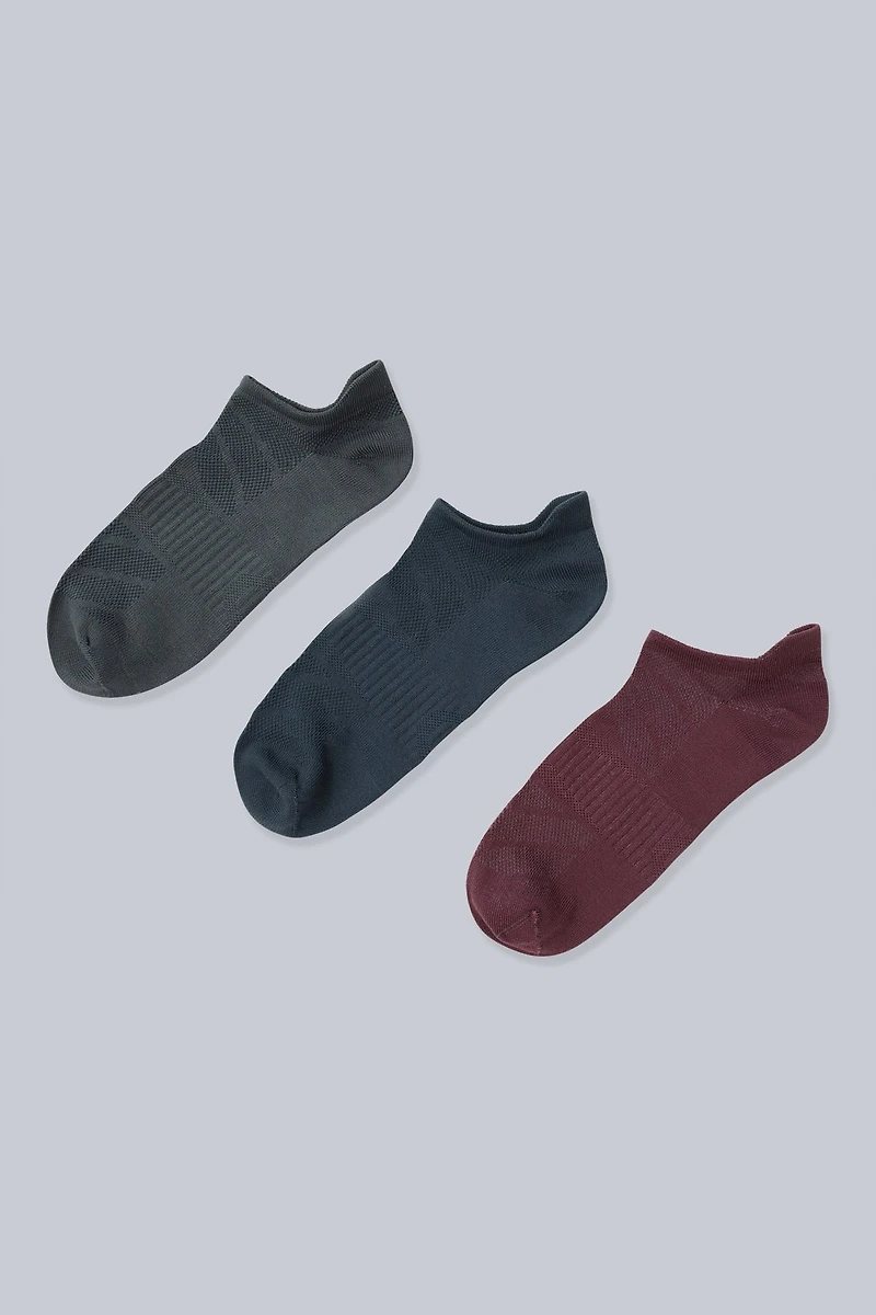 Ocea Womens Lightweight Trainer Socks 3-Pack