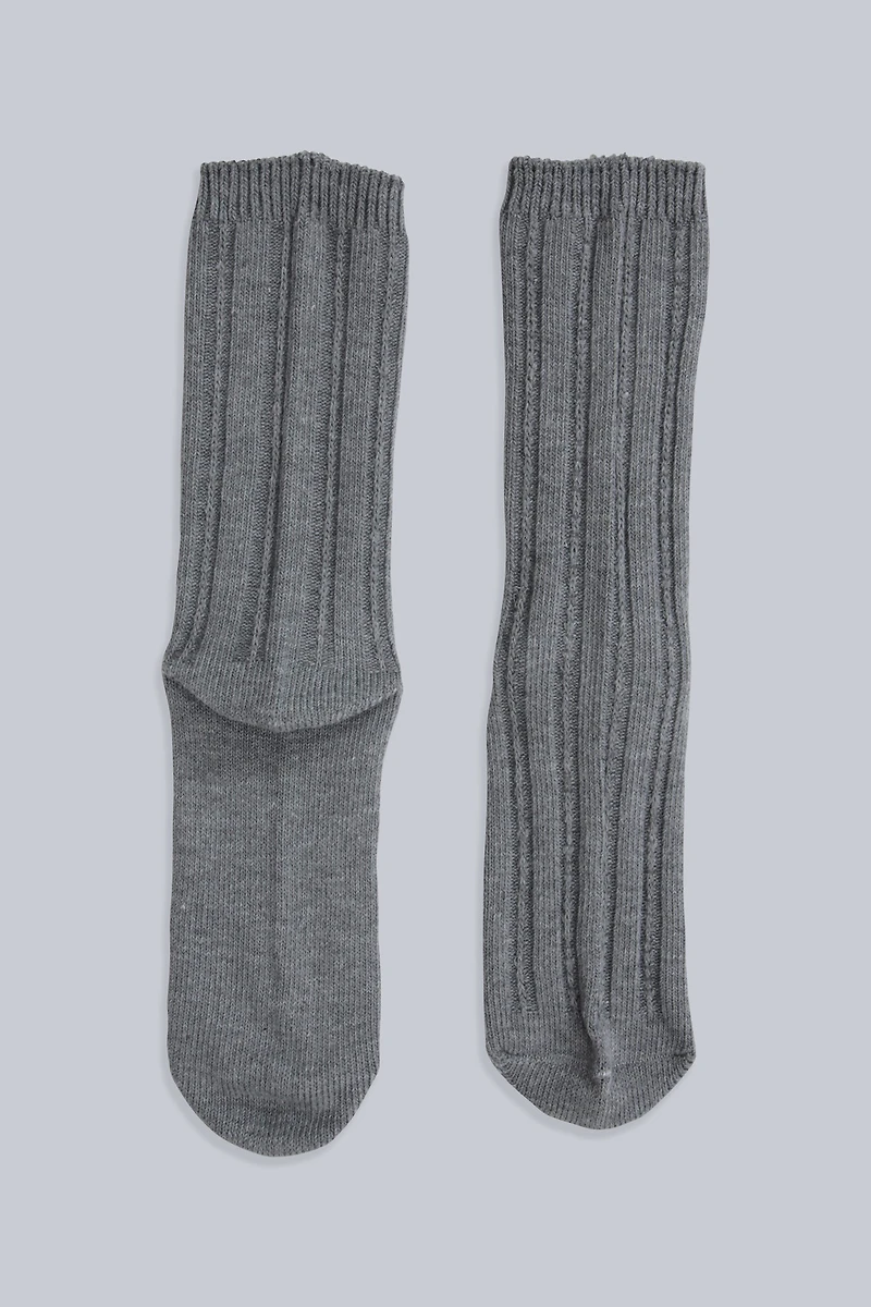 Willow Womens Twisted Ribbed Socks- 3 Pack