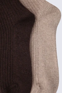 Francis Womens Merino Mid Calf Socks - 2 Pack