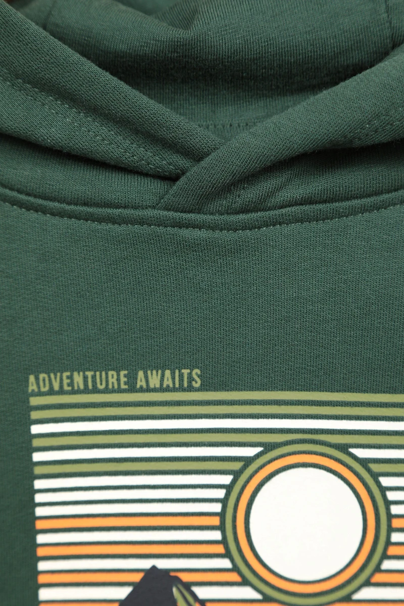 Adventure Awaits Kids Graphic Hoodie
