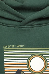 Adventure Awaits Kids Graphic Hoodie