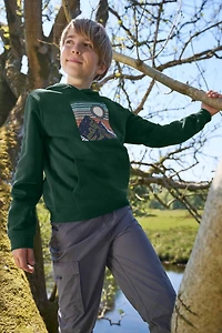 Adventure Awaits Kids Graphic Hoodie