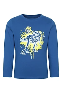 Graffiti Dino Kids Printed Tee