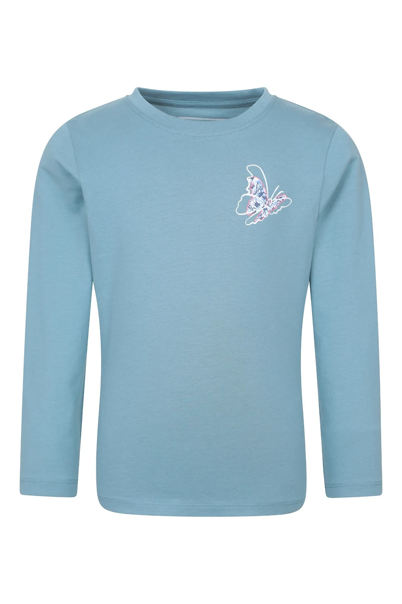 Butterfly Kids Long Sleeve Tee