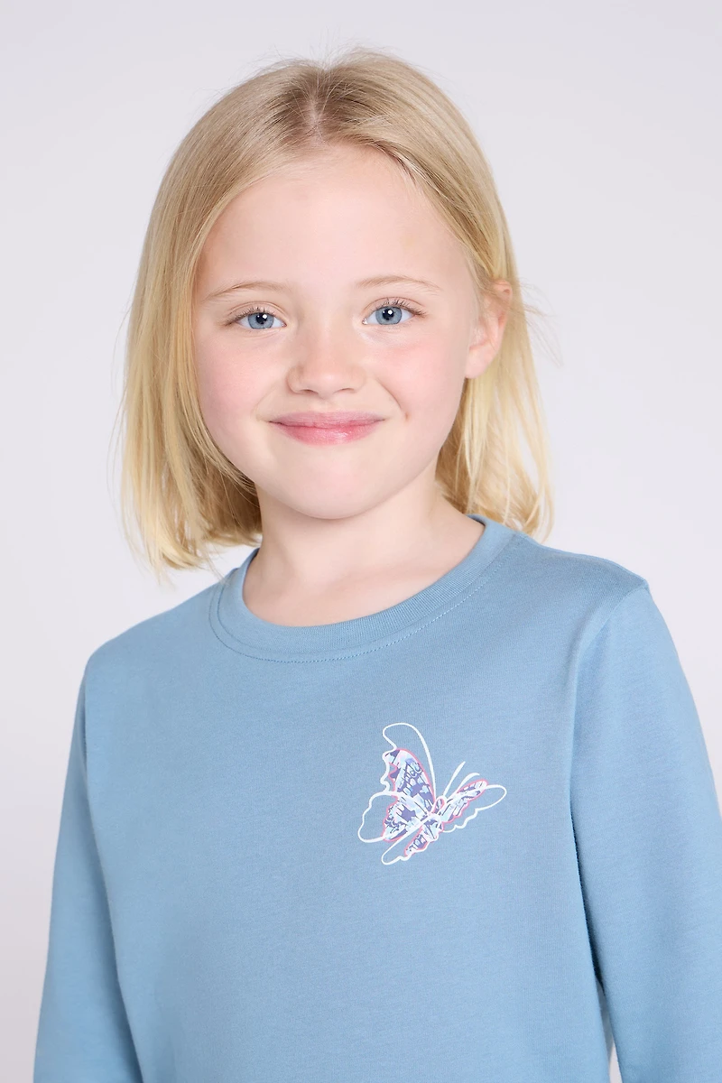 Butterfly Kids Long Sleeve Tee