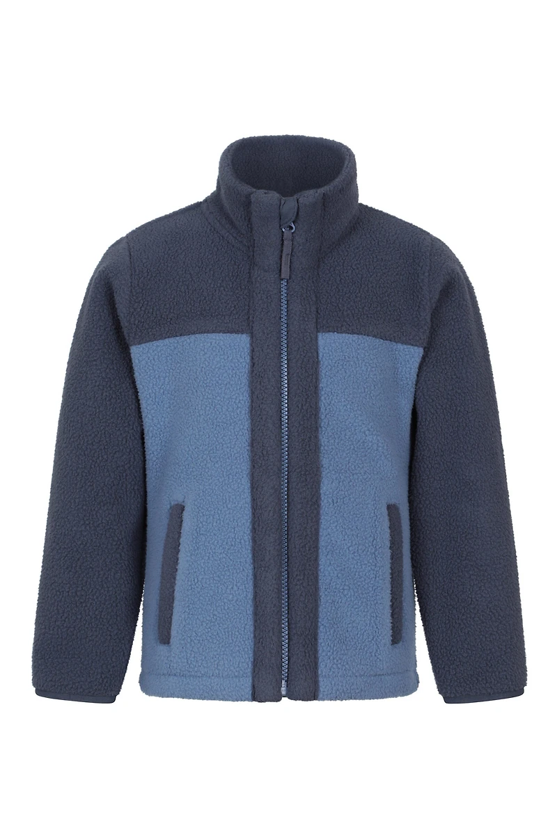 Oak Kids Bonded Colourblock Fleece