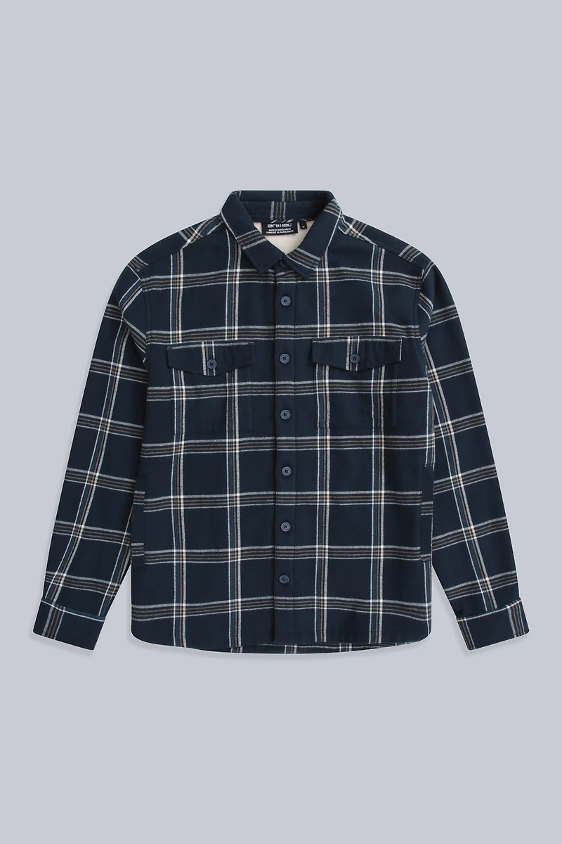 Seth Mens Fleece Bonded Shacket
