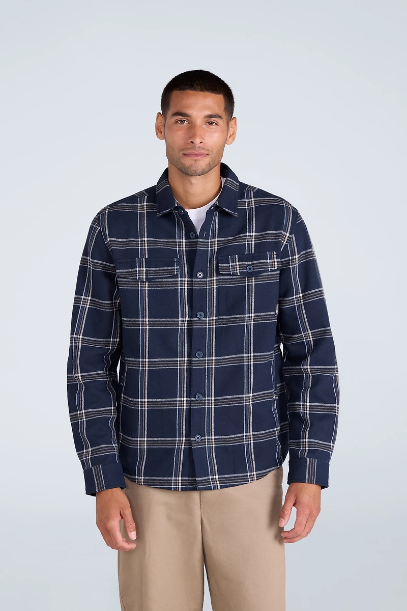 Seth Mens Fleece Bonded Shacket