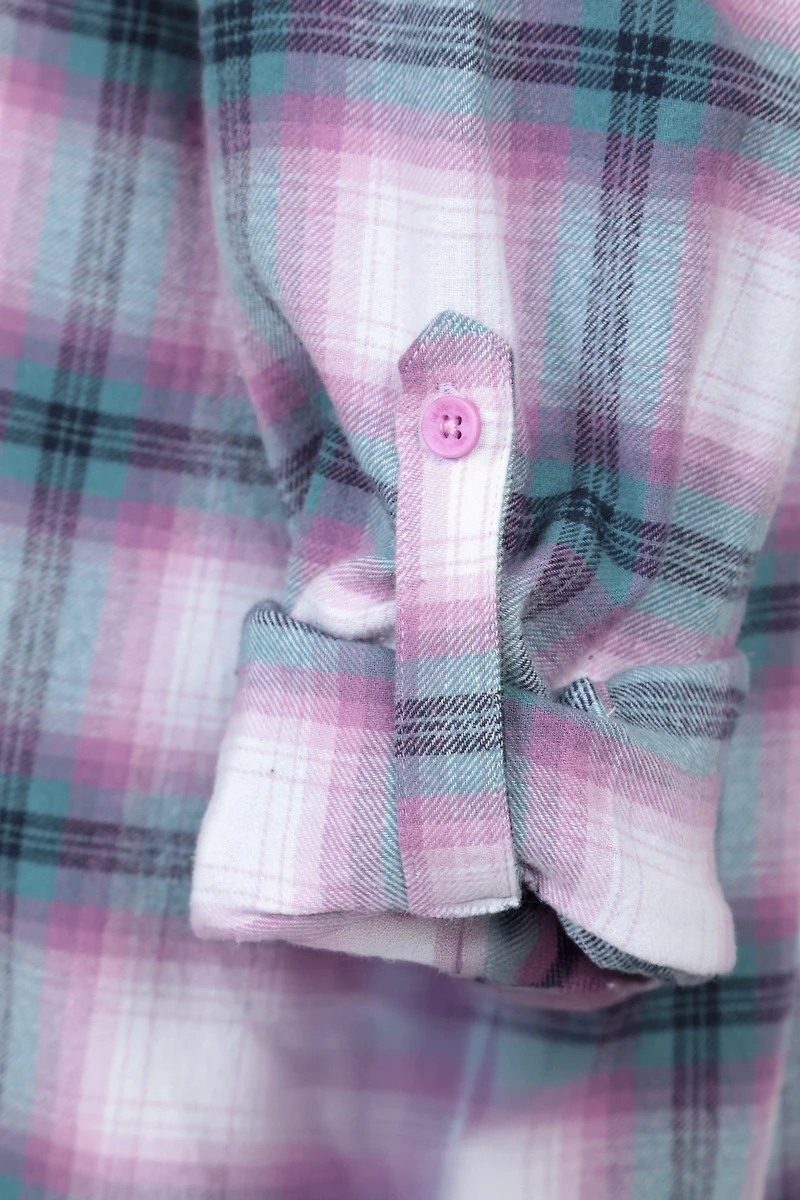 Elm Brushed Flannel Relaxed Fit Long Sleeve Womens Shirt