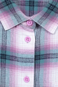 Elm Brushed Flannel Relaxed Fit Long Sleeve Womens Shirt