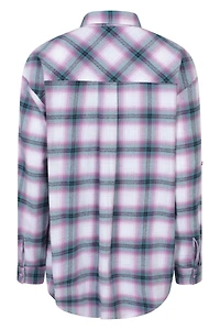 Elm Brushed Flannel Relaxed Fit Long Sleeve Womens Shirt