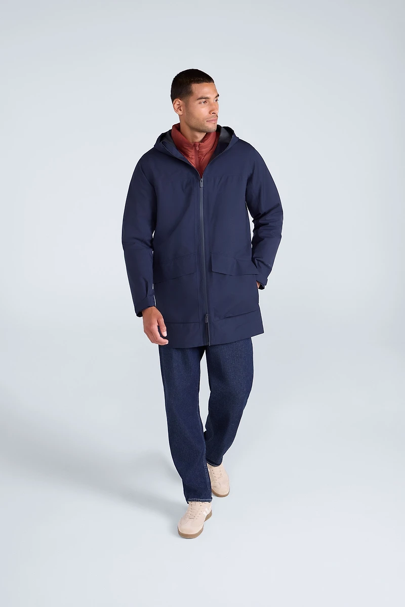 Elements Mens Longline 2.5 Layer Waterproof Jacket