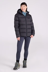 Stratus Womens Hooded Packable Extreme Down Jacket