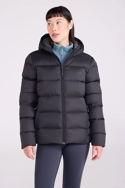Stratus Womens Hooded Packable Extreme Down Jacket