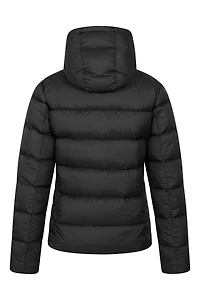 Stratus Womens Hooded Packable Extreme Down Jacket