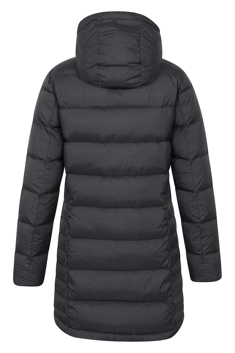 Stratus Extreme Womens Long Packable Down Jacket