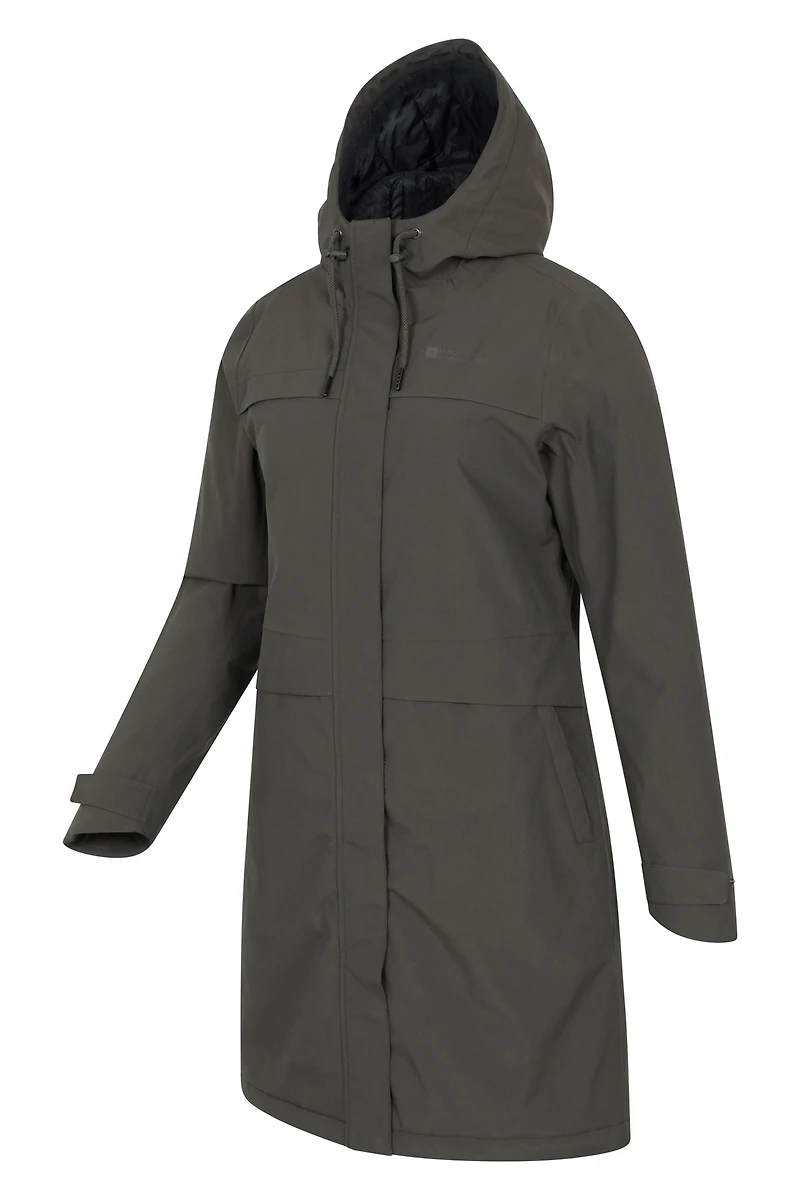 Avery Womens Long Padded Waterproof Jacket