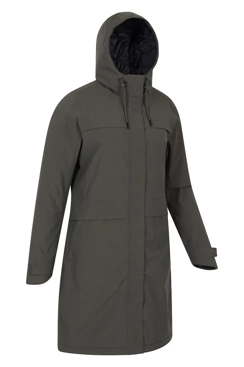 Avery Womens Long Padded Waterproof Jacket