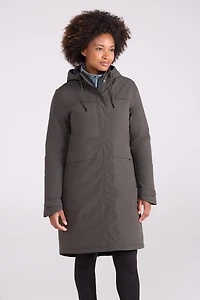 Avery Womens Long Padded Waterproof Jacket