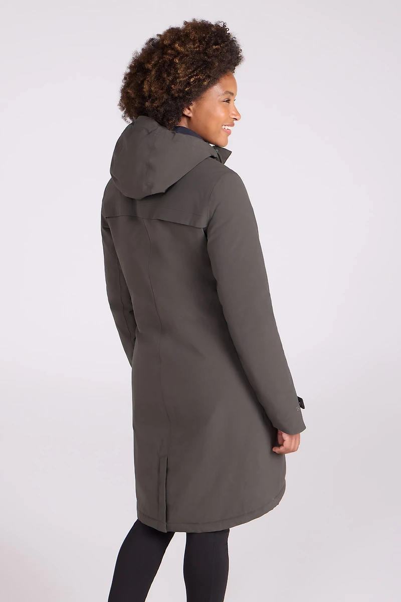 Avery Womens Long Padded Waterproof Jacket