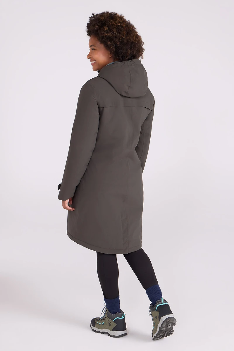 Avery Womens Long Padded Waterproof Jacket