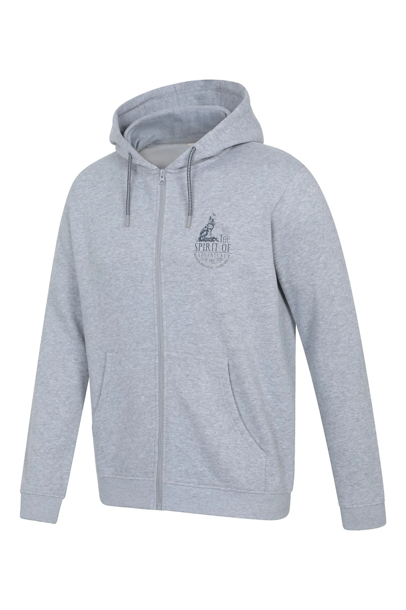 Spirit Of Adventure Mens Full Zip Hoodie