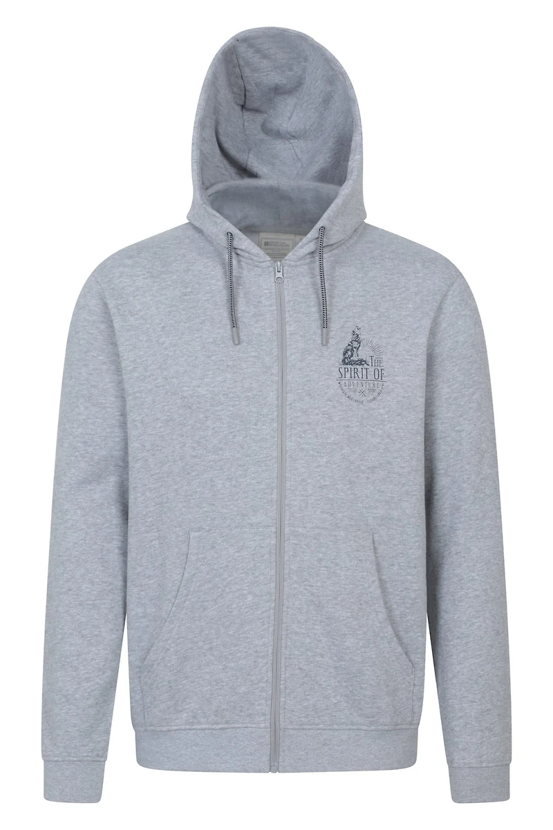 Spirit Of Adventure Mens Full Zip Hoodie