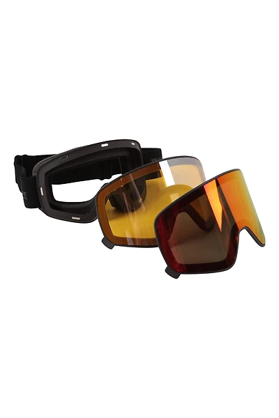 Extreme Magnetic Ski Goggle with Dual Lens CAT 3