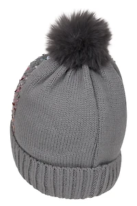Sequin Kids Fleece Lined Pom Beanie