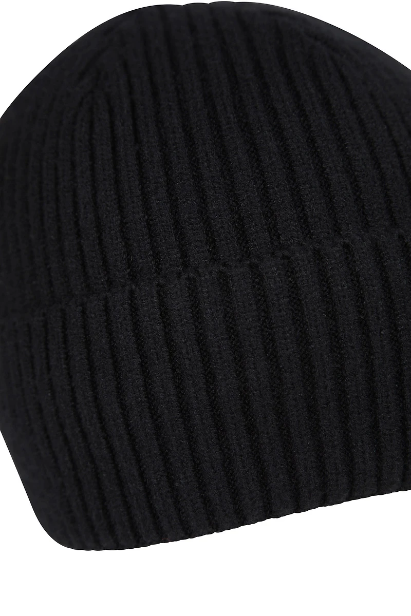 Isotherm Womens Fur Lined Ribbed Beanie