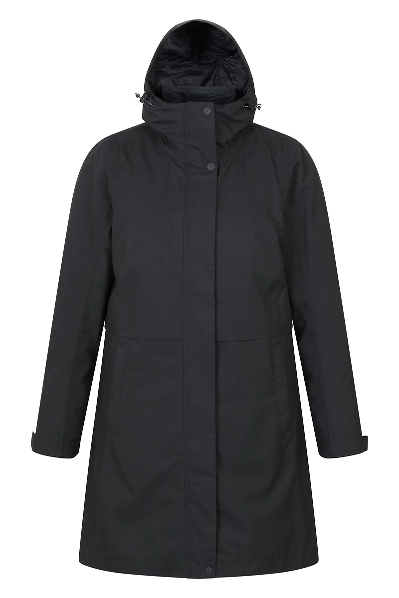 Luna Womens 3 1 Long Waterproof Jacket
