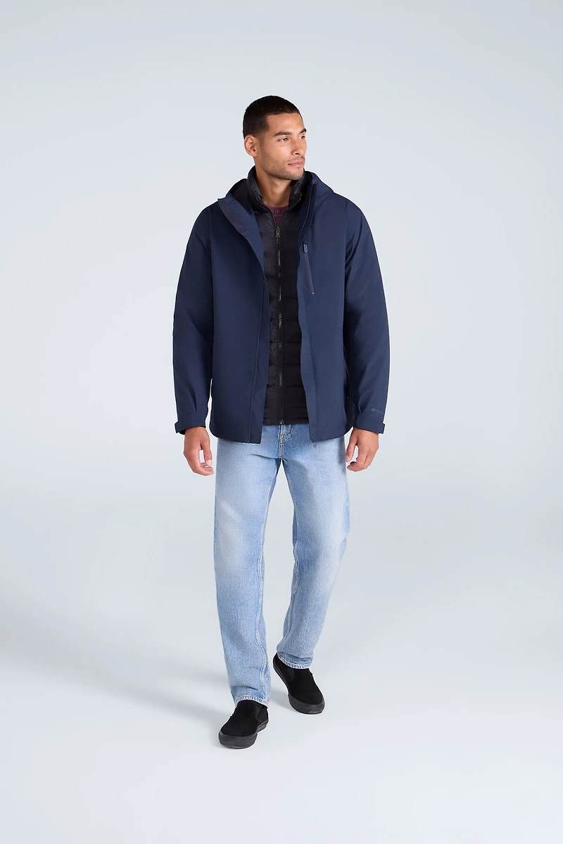 Rudy Mens Waterproof 3 1 Padded Jacket
